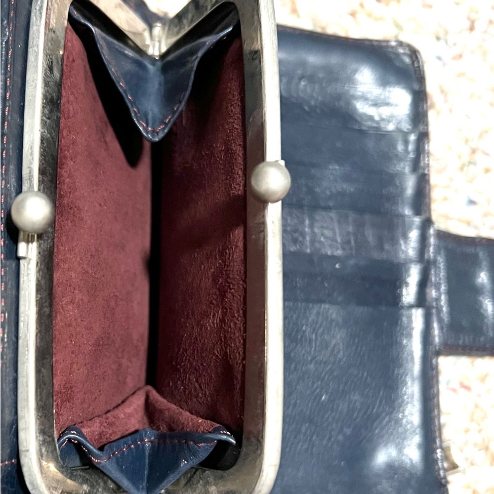 Marc Jacobs Unique Blue Leather Clutch Wallet - Picture 6 of 9